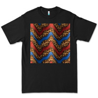 Black leopard 4th of july seamless pattern Premium Tee - BundleAndBundleShop