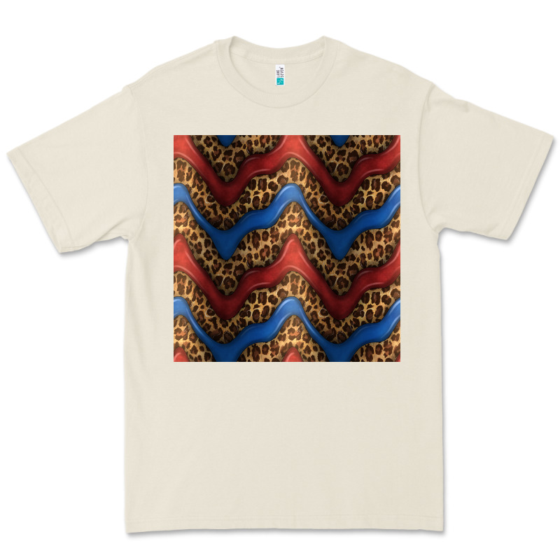 Leopard 4th Of July Seamless Pattern Premium Tee by BundleAndBundleShop | Teevron