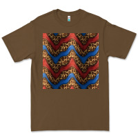 Cacao leopard 4th of july seamless pattern Premium Tee - BundleAndBundleShop
