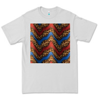 Dove Grey leopard 4th of july seamless pattern Premium Tee - BundleAndBundleShop