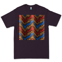 Plum leopard 4th of july seamless pattern Premium Tee - BundleAndBundleShop