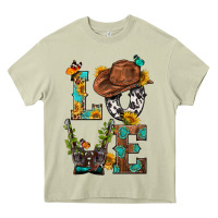 Mossy Western Love with Gun Heavy Core Tee - BundleAndBundleShop