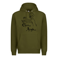 Army Green grr argh Premium Hoodie - baoMotion