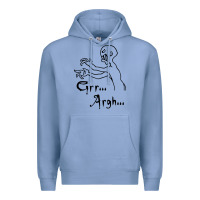 Colony Blue grr argh Premium Hoodie - baoMotion