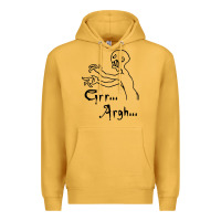 Mustard grr argh Premium Hoodie - baoMotion