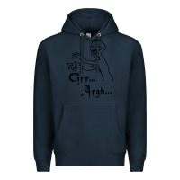 Navy grr argh Premium Hoodie - baoMotion