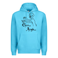 Ocean Blue grr argh Premium Hoodie - baoMotion