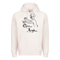Pale Pink grr argh Premium Hoodie - baoMotion