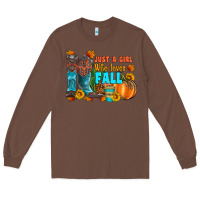 Chestnut jusa a girl who loves fall Long Sleeve Tee - Artiststas