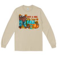 Mushroom jusa a girl who loves fall Long Sleeve Tee - Artiststas
