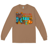 Toasted Coconut jusa a girl who loves fall Long Sleeve Tee - Artiststas