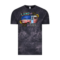 Cloud Black land of the free Vintage Tee - CowhideDigitalArt