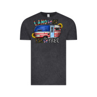 Vintage Black land of the free Vintage Tee - CowhideDigitalArt
