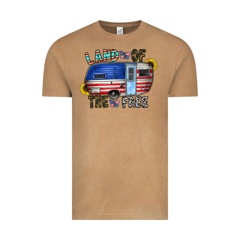 Land Of The Free Vintage Tee by CowhideDigitalArt | Teevron