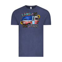 Vintage Denim land of the free Vintage Tee - CowhideDigitalArt