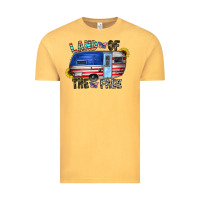 Vintage Mustard land of the free Vintage Tee - CowhideDigitalArt