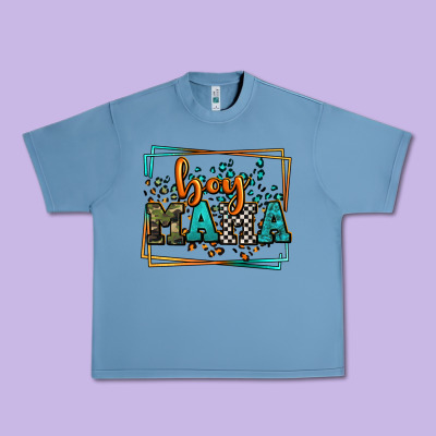 Leopard Camo Boy Mama Mother's Day Urban Heavy Tee Designed By Lillyallendesigns