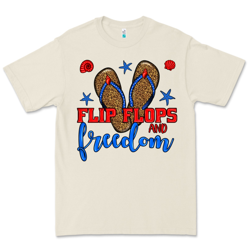 Flip Flops And Freedom Premium Tee by BundleAndBundleShop | Teevron