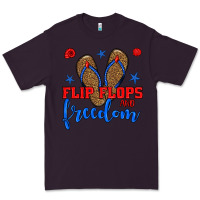 Plum flip flops and freedom Premium Tee - BundleAndBundleShop