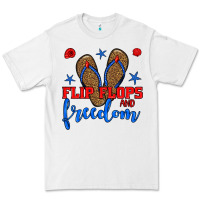 White flip flops and freedom Premium Tee - BundleAndBundleShop