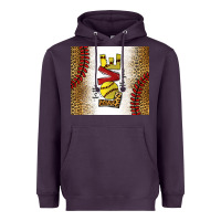 Plum for the love of the game softball Heavyweight Hoodie - chombo