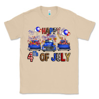 Mushroom Western Truck Hello Fourth Of July America Classic Tee - FaDigitalArtStudio