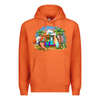 Carrot camp life beach Premium Hoodie - BarkalooDesign