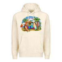 Sandshell camp life beach Premium Hoodie - BarkalooDesign