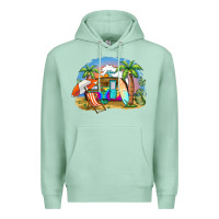 Seafoam camp life beach Premium Hoodie - BarkalooDesign