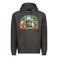 Smoke camp life beach Premium Hoodie - BarkalooDesign