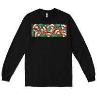 Black Santa skeleton christmas Long Sleeve Tee - Artiststas