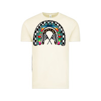 Vintage Arctic Racing Rainbow Vintage Tee - CowhideDigitalArt