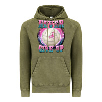 Vintage Olive never give up Vintage Hoodie - BarkalooDesign
