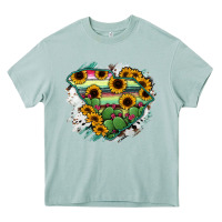 Arona South Carolina State Map Heavy Core Tee - RanaPortraitStore