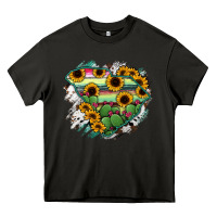 Asphalt South Carolina State Map Heavy Core Tee - RanaPortraitStore