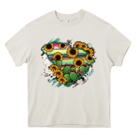 Cream South Carolina State Map Heavy Core Tee - RanaPortraitStore