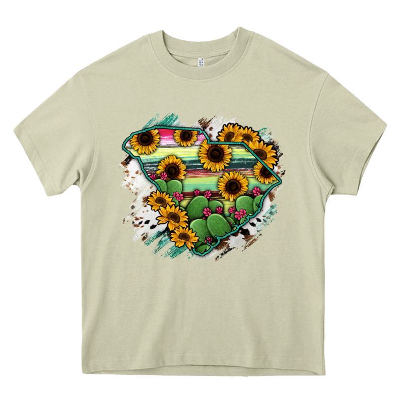 South Carolina State Map Heavy Core Tee by RanaPortraitStore | Teevron