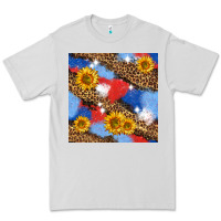 Dove Grey western 4th of july seamless pattern Premium Tee - BundleAndBundleShop