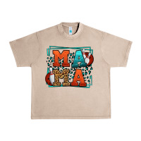 French Oak Bowling mama leopard frame Mother's Day Urban Heavy Tee - LillyAllenDesigns