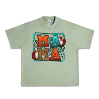 Oil Green Bowling mama leopard frame Mother's Day Urban Heavy Tee - LillyAllenDesigns