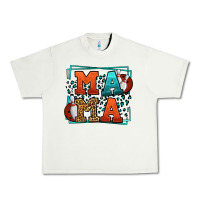 Pistachio Bowling mama leopard frame Mother's Day Urban Heavy Tee - LillyAllenDesigns