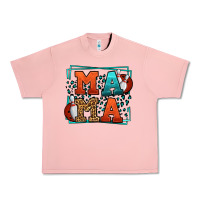 Salmon Bowling mama leopard frame Mother's Day Urban Heavy Tee - LillyAllenDesigns