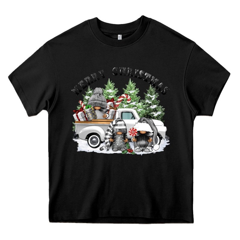 Merry Christmas Gnomies Heavy Core Tee by FaDigitalArtStudio | Teevron
