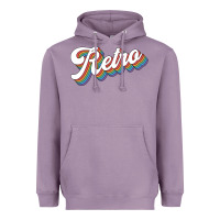Lavender retro colorful Heavyweight Hoodie - chombo