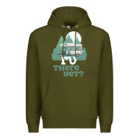 Army Green funny camping tee there yet camper rv car Premium Hoodie - baoMotion