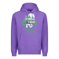 Purple funny camping tee there yet camper rv car Premium Hoodie - baoMotion