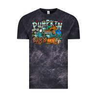 Cloud Black pumpkin farm Vintage Tee - SublimationCraftShop