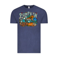 Vintage Denim pumpkin farm Vintage Tee - SublimationCraftShop