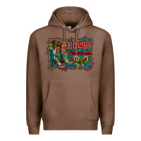 Chestnut howdy christmas boots Premium Hoodie - RanaPortraitStore