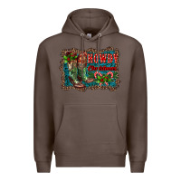 Coffee howdy christmas boots Premium Hoodie - RanaPortraitStore